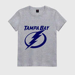 Футболка хлопковая женская HC Tampa Bay, цвет: меланж