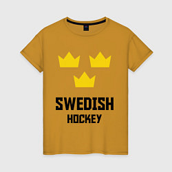 Женская футболка Swedish Hockey