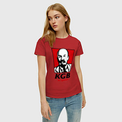 Футболка хлопковая женская KGB: So Good, цвет: красный — фото 2
