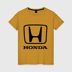 Женская футболка Honda logo