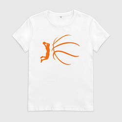 Женская футболка Баскетбол - это моя жизнь