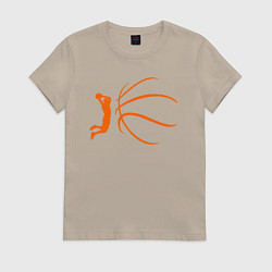 Женская футболка Баскетбол - это моя жизнь