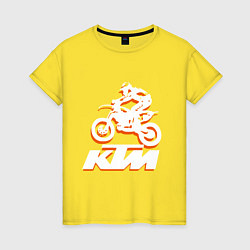 Женская футболка KTM белый