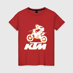 Женская футболка KTM белый