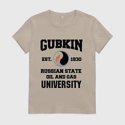 Женская футболка Унивеситет им.Губкина