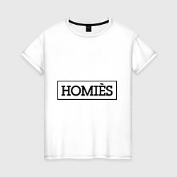 Женская футболка Homies