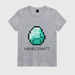 Женская футболка Minecraft Diamond