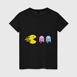Женская футболка Pac-Man: Fast Eat