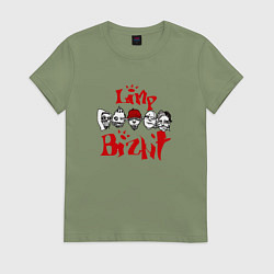 Женская футболка Limp Bizkit Faces