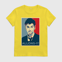 Женская футболка Allons-y Poster