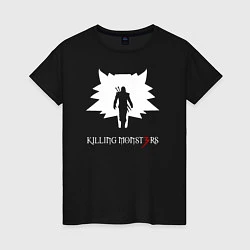 Женская футболка Killing monsters