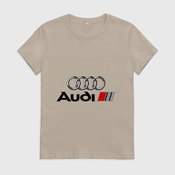 Женская футболка Audi