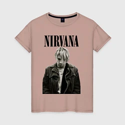 Женская футболка Kurt Cobain: Young