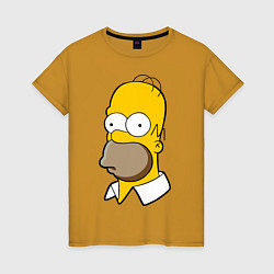 Женская футболка Sad Homer