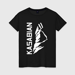 Футболка хлопковая женская Kasabian, цвет: черный