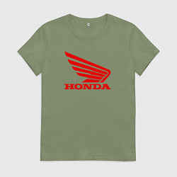 Женская футболка Honda Red