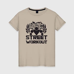 Женская футболка Street workout