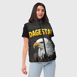Женский жилет Dagestan Eagle, цвет: 3D-черный — фото 2