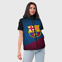 Женский жилет FCB Barcelona, цвет: 3D-светло-серый — фото 2