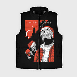 Женский жилет Twenty one pilots: Skulls, цвет: 3D-светло-серый