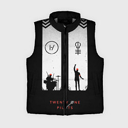 Женский жилет Twenty One Pilots: Lines, цвет: 3D-светло-серый