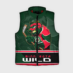 Женский жилет Minnesota Wild, цвет: 3D-красный