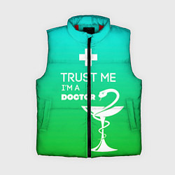 Женский жилет Trust me, i'm a doctor, цвет: 3D-красный