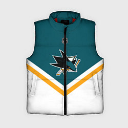 Женский жилет NHL: San Jose Sharks, цвет: 3D-красный