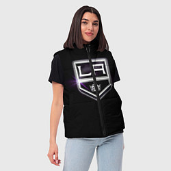 Женский жилет Los Angeles Kings, цвет: 3D-светло-серый — фото 2