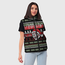 Женский жилет Freddy Christmas, цвет: 3D-красный — фото 2
