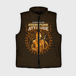 Женский жилет Steampunk Attitude, цвет: 3D-черный
