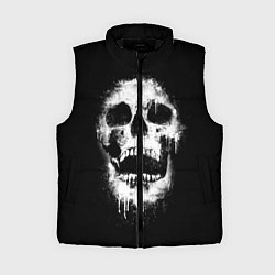 Женский жилет Evil Skull, цвет: 3D-черный