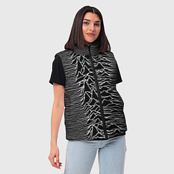 Женский жилет Joy Division: Unknown Pleasures, цвет: 3D-черный — фото 2