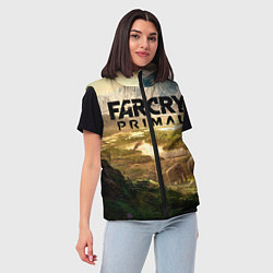 Женский жилет Far Cry: Primal, цвет: 3D-светло-серый — фото 2