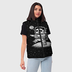 Женский жилет Панда лунатик, цвет: 3D-красный — фото 2