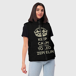 Женский жилет Keep Calm & Led Zeppelin, цвет: 3D-красный — фото 2