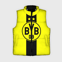 Женский жилет BVB FC: Yellow line, цвет: 3D-светло-серый