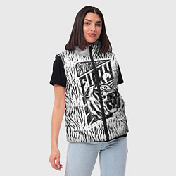 Женский жилет Fury Tiger, цвет: 3D-красный — фото 2