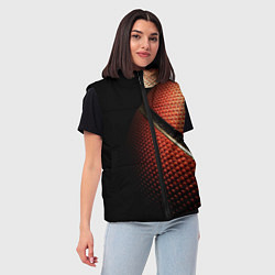 Женский жилет Баскетбольный мяч, цвет: 3D-черный — фото 2