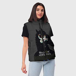 Женский жилет Bojack Horseman, цвет: 3D-светло-серый — фото 2