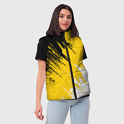 Женский жилет Имперский флаг России, цвет: 3D-светло-серый — фото 2