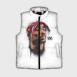 Женский жилет 2Pac, цвет: 3D-красный