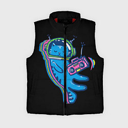 Женский жилет Космокот 1, цвет: 3D-красный