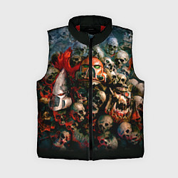 Женский жилет Warhammer 40k: Skulls, цвет: 3D-красный