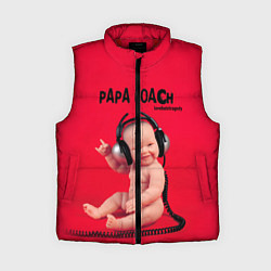 Женский жилет Paparoach: Music Kid, цвет: 3D-красный