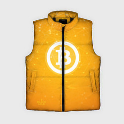 Женский жилет Bitcoin Orange