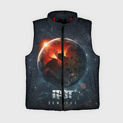 Женский жилет ГРОТ: Земляне, цвет: 3D-красный