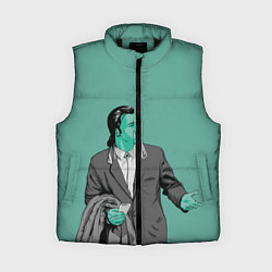 Женский жилет Недоумевающий Винсент, цвет: 3D-черный