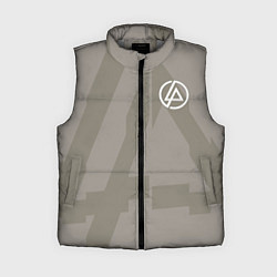 Женский жилет Linkin Park: Grey style, цвет: 3D-светло-серый