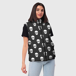 Женский жилет BFMV: Skulls, цвет: 3D-красный — фото 2